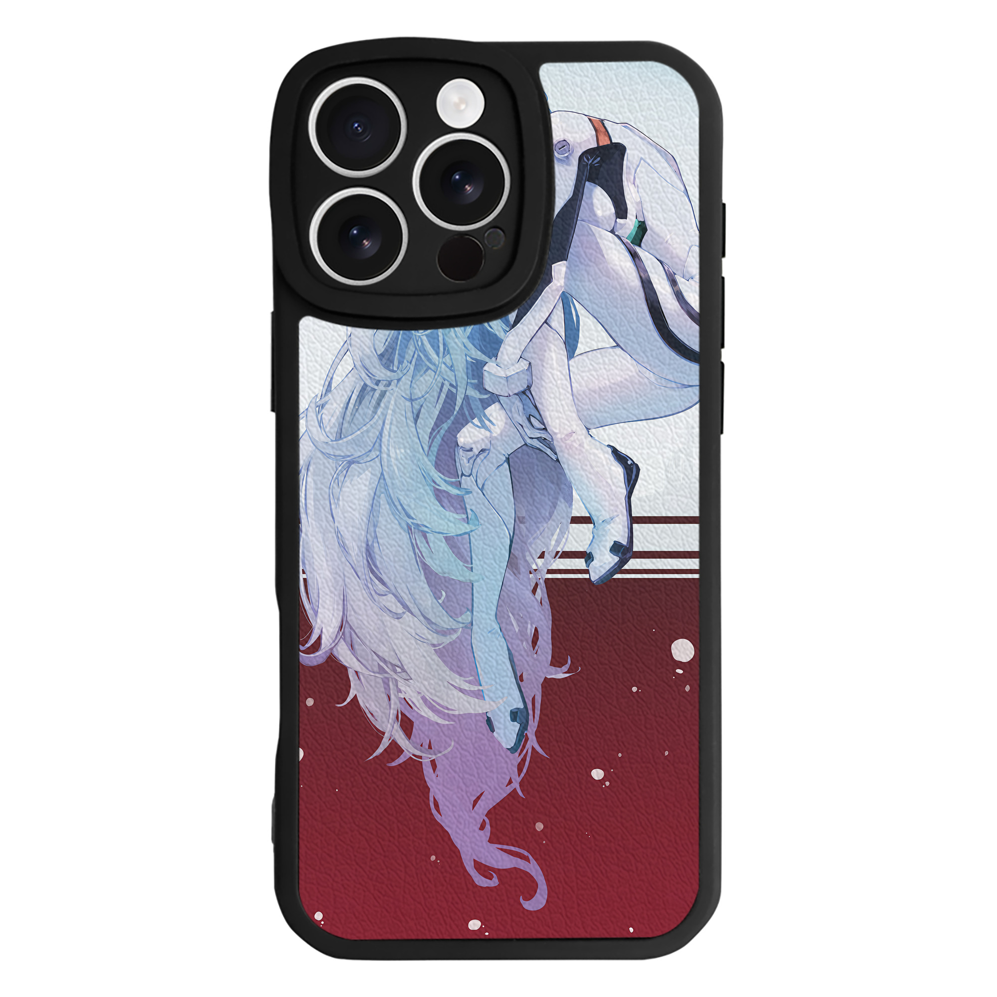 （画像用） EVA 新世紀エヴァンゲリオン 【iPhone 16シリーズ対応】シリコンスマホケース（レザー調） 材質：シリコン